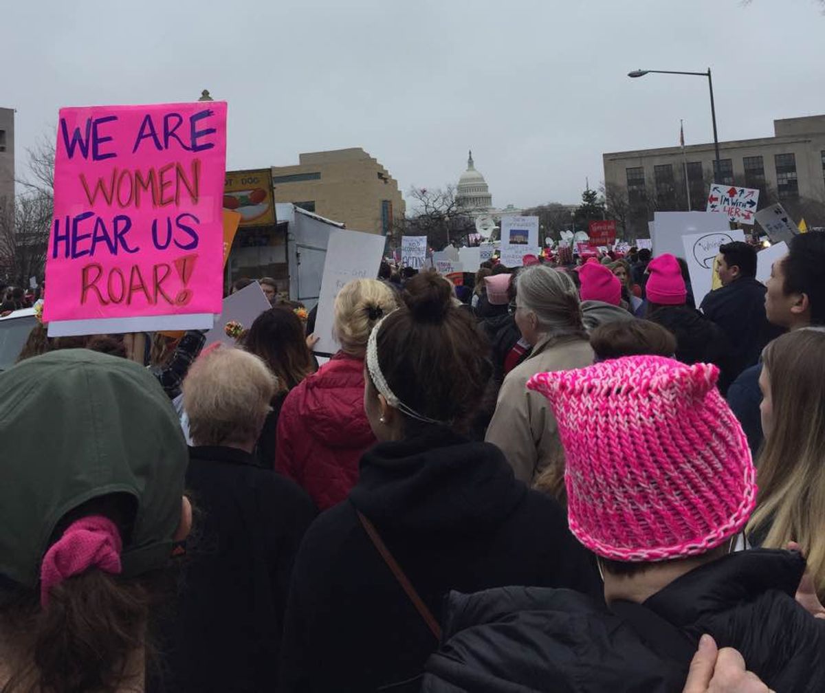 Taking Part In History: The Women's March On Washington