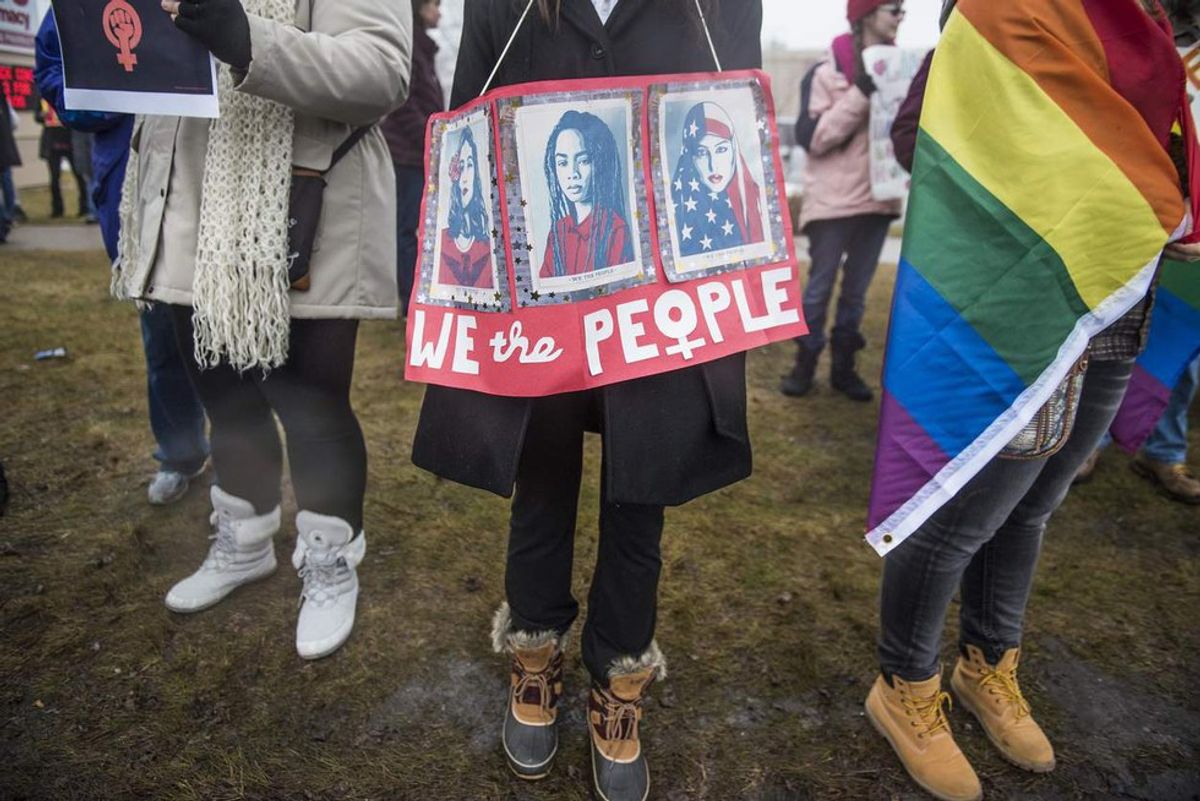 Photographs from Women's Marches Worldwide