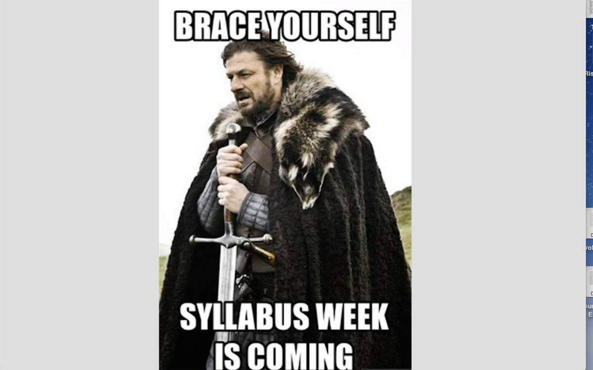 Why I hate Syllabus Week