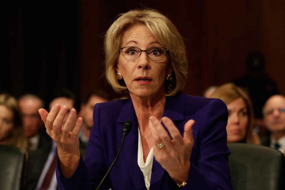 Betsy DeVos: A Letter From A Student Pursuing The Education Degree You Lack.