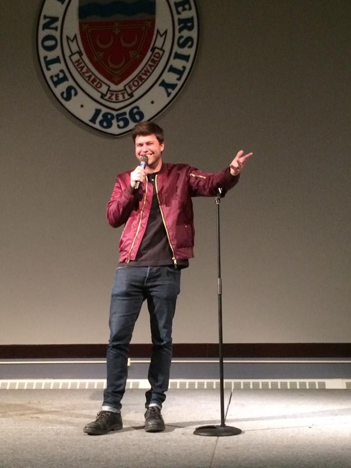 SNL's Colin Jost at Seton Hall