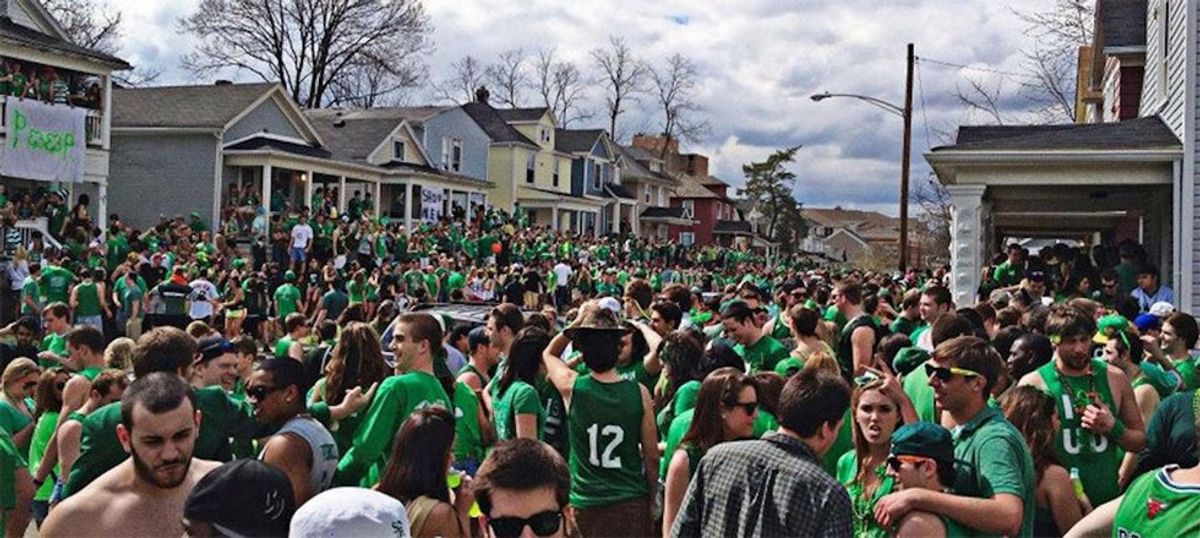 The Official Timeline Of St. Patrick's Day At UD