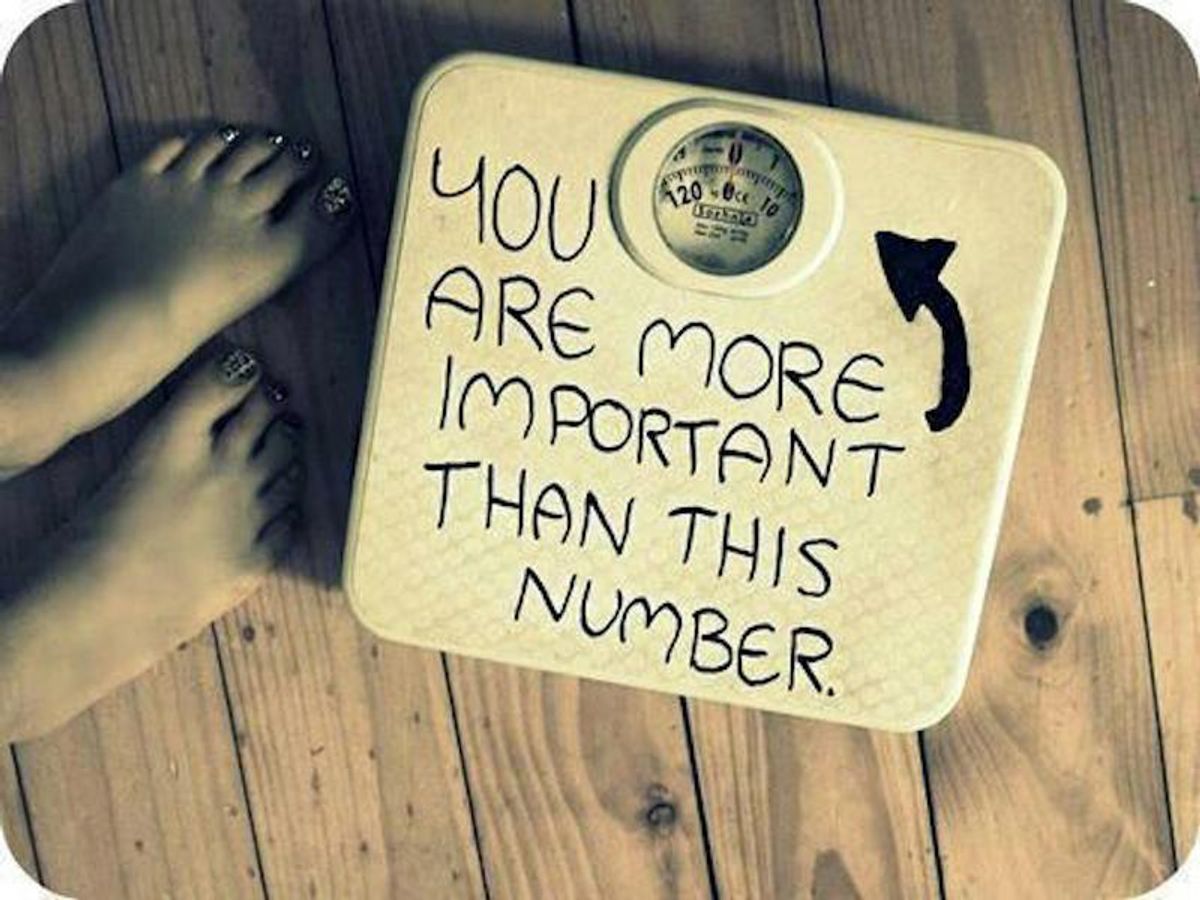 You Are So Much More Than A Number On A Scale