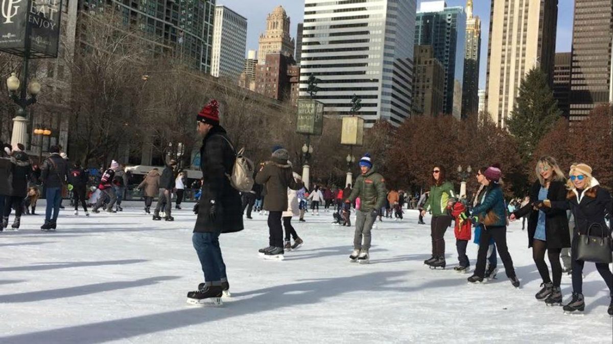 A Winter Day In Downtown Chicago