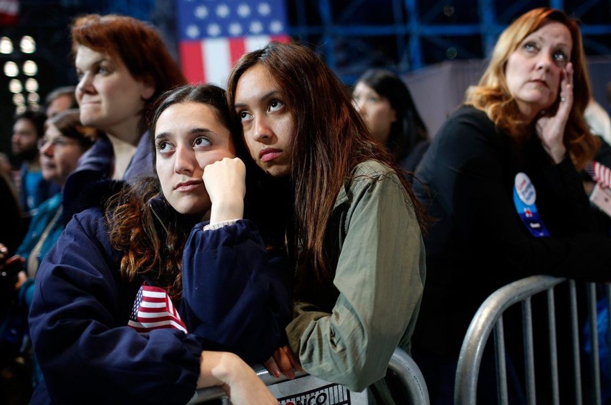 WATCH: Reactions From Latino Community At The White House Post-Election Night