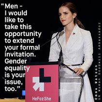 UN Women Goodwill Ambassador Emma Watson