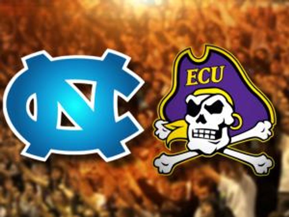 ECU Vs. UNC, Halloween Edition