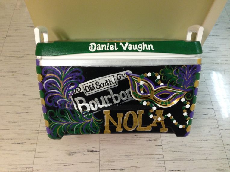 fraternity coolers painted ideas