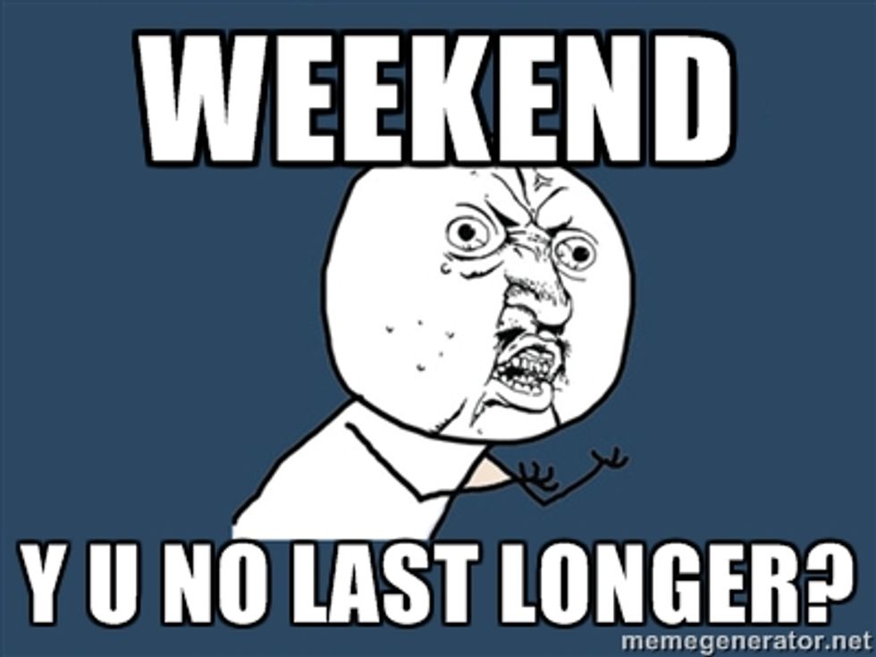 Why Weekends Should Be Longer