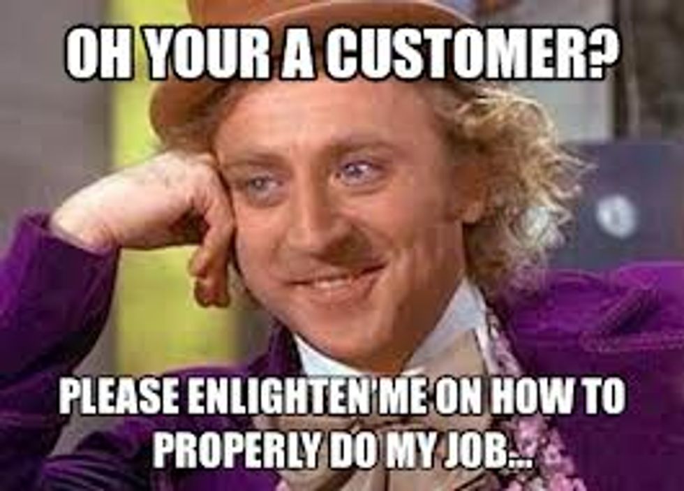 Thank You, Customer Service