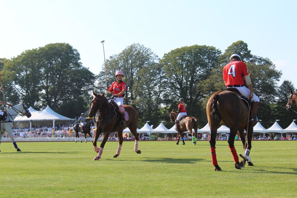 A Day At The Newport Polo Match