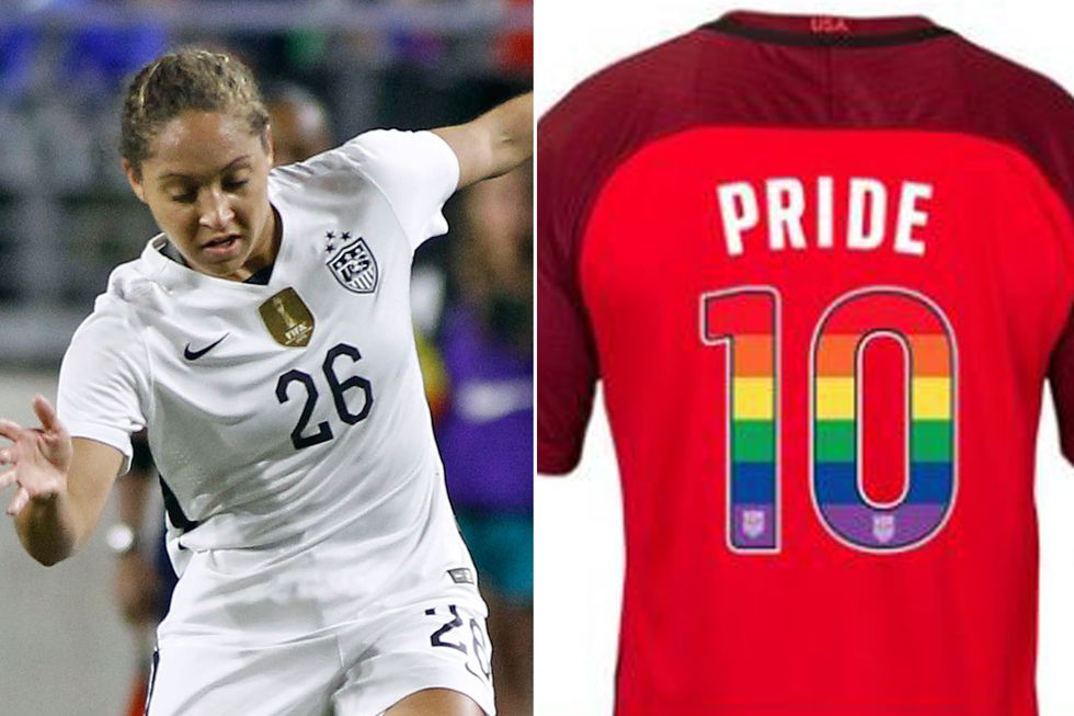 USMNT and USWNT players will wear rainbow jerseys for gay pride