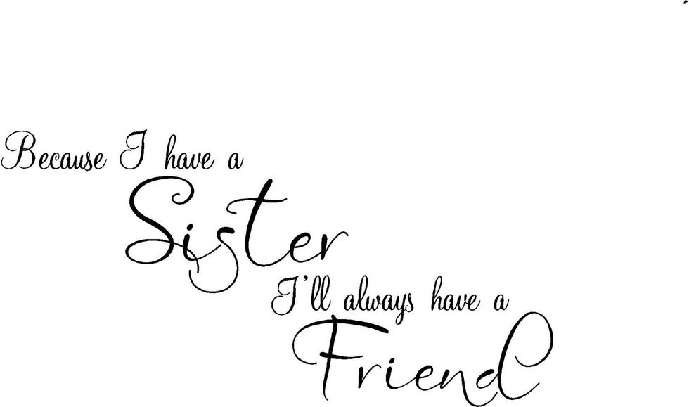 A Letter To My Big Sister