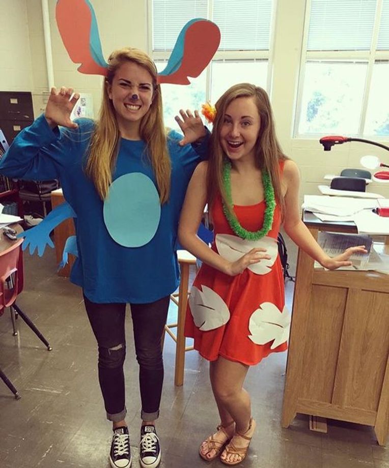 Lilo y stich  Halloween costumes for girls, Halloween costumes friends,  Cute halloween costumes