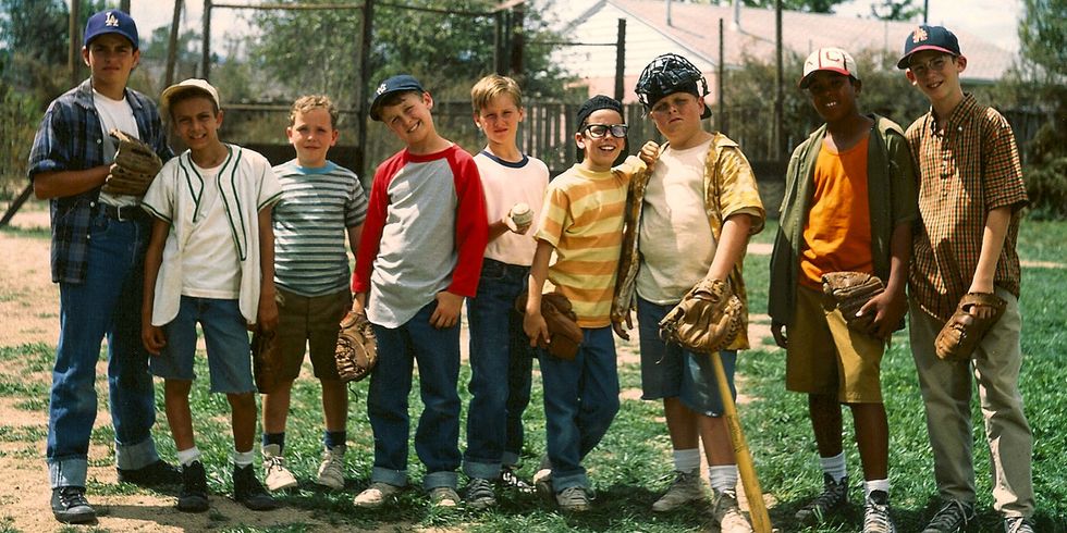 My friends and I went as the kids from The Sandlot for costume day at our  high school : r/pics