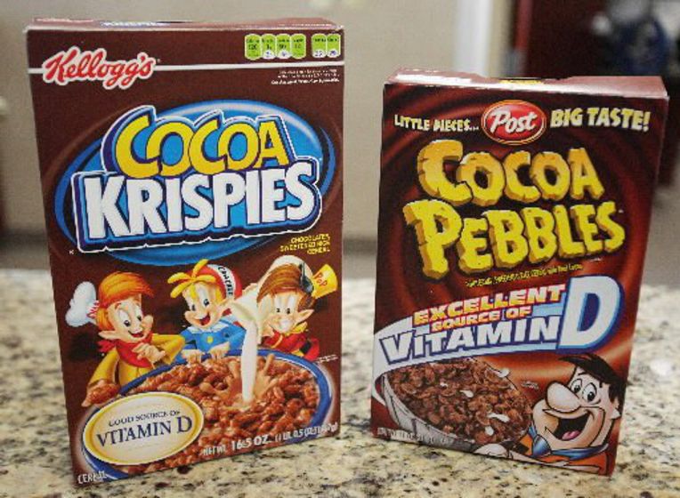 Cocoa Pebbles (1971) vs. Cocoa Krispies (1958) 