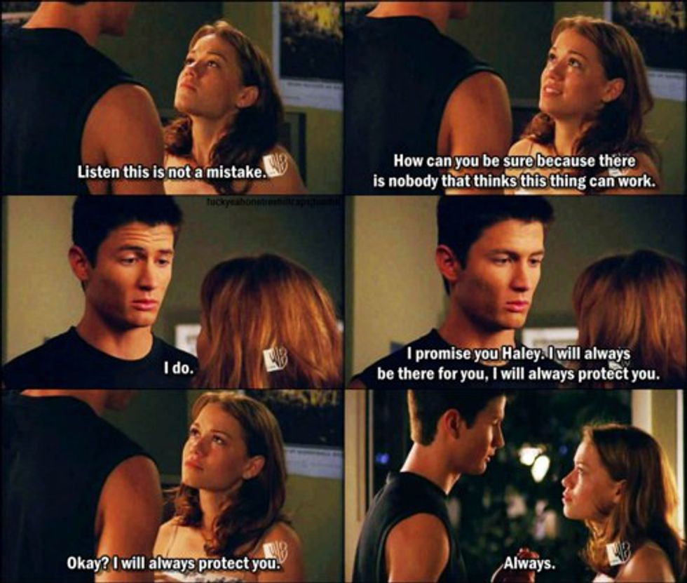 16 Perfect Nathan And Haley Moments To Watch With Your Boyfriend