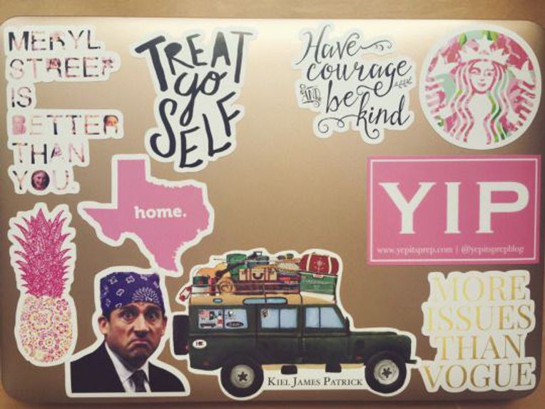 What your laptop stickers say about you
