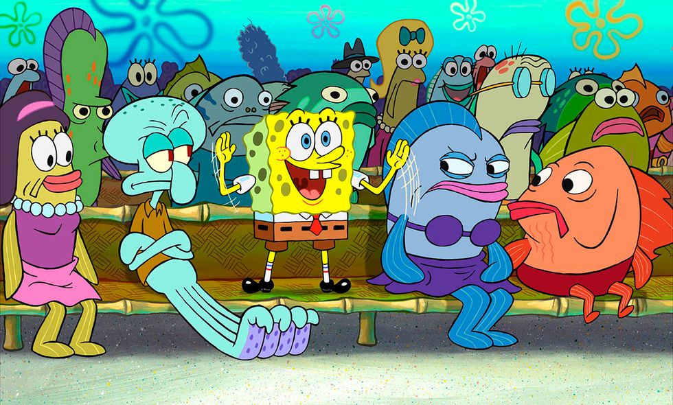 Finishing A Netflix Binge, As Told By 'SpongeBob SquarePants'