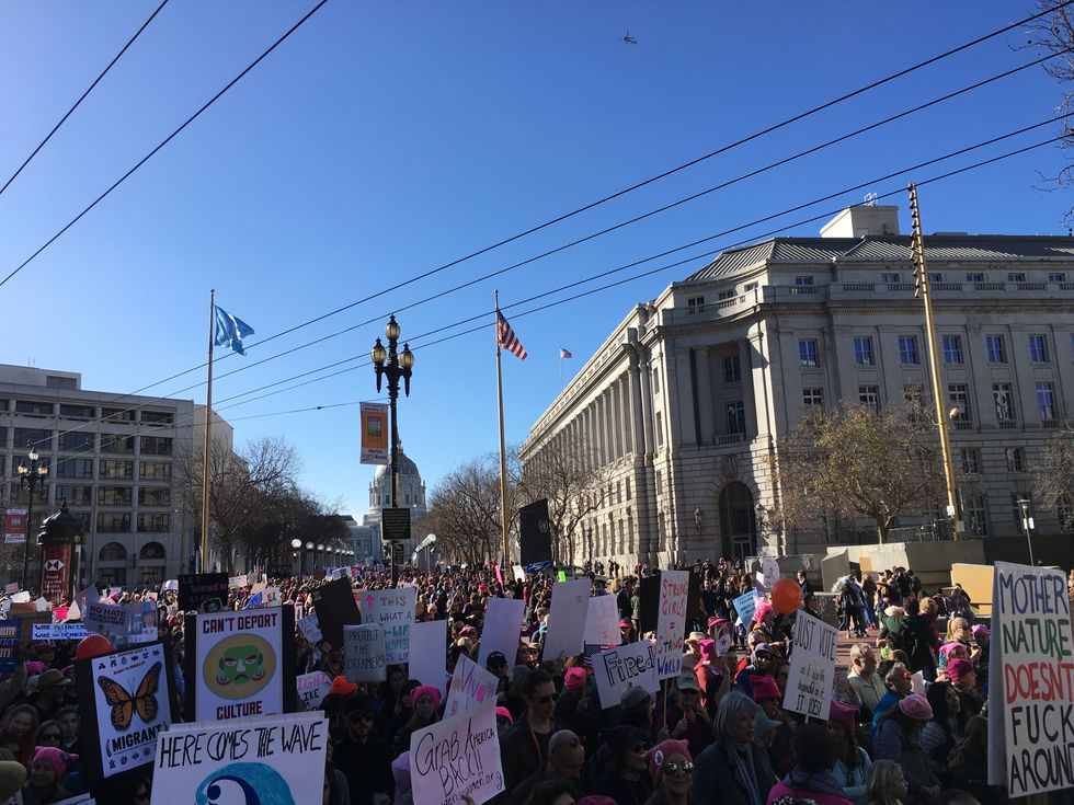 7 Of The Best ​Inspirational Phrases From Pop Culture Seen At The San Francisco Women's March 2018