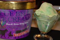 Mardi Gras King Cake ice cream will be anywhere Blue Bell is sold