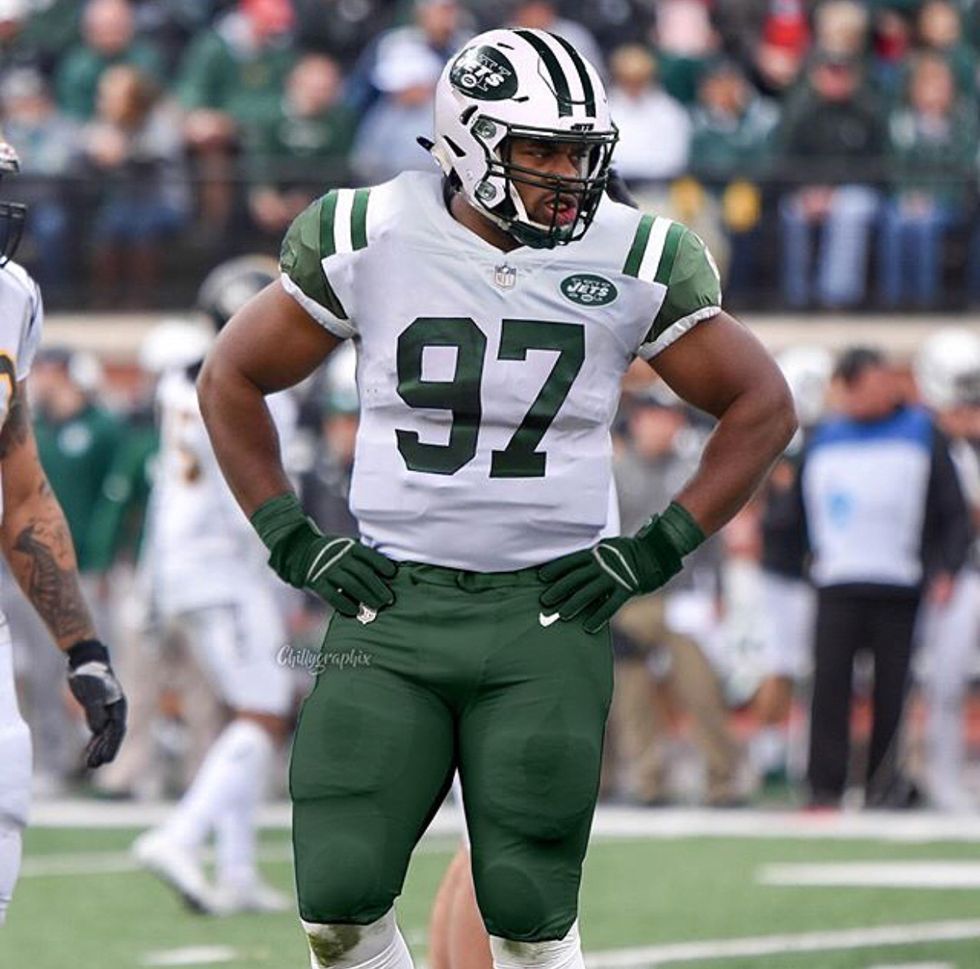 Jets rookie Nathan Shepherd thanks Nate Burleson for believing in