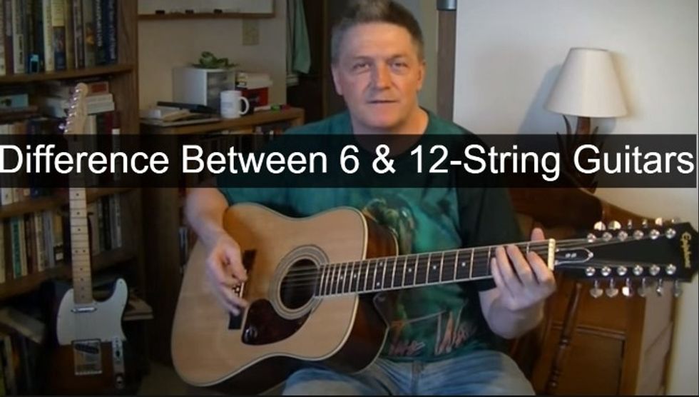 6 string guitar vs 12 string guitar