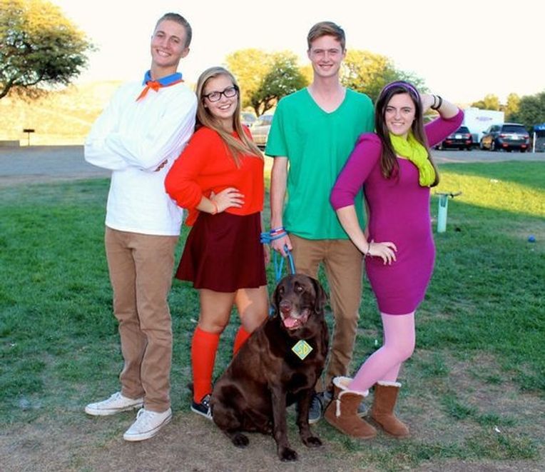 Scooby Doo costume  Diy group halloween costumes, Bff halloween costumes,  Halloween outfits