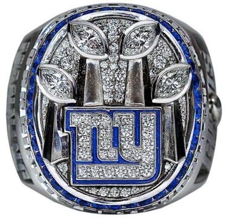 5 New York Giants NFL Super Bowl championship rings set - MVP Ring