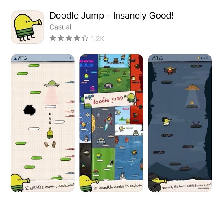 Doodle Jump: A Simple, Simply Addictive App