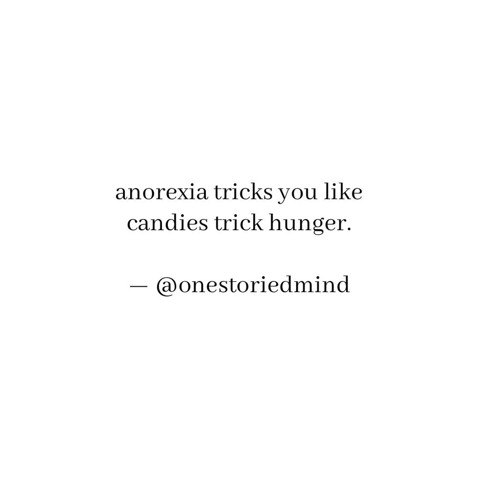 the anorexia’s candies.