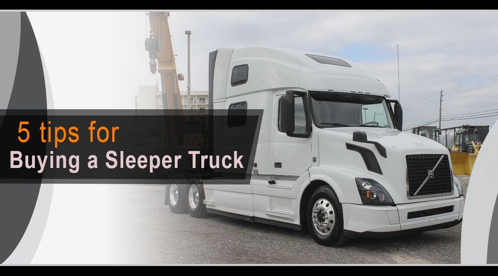 5 Tips for Buying a Sleeper Truck