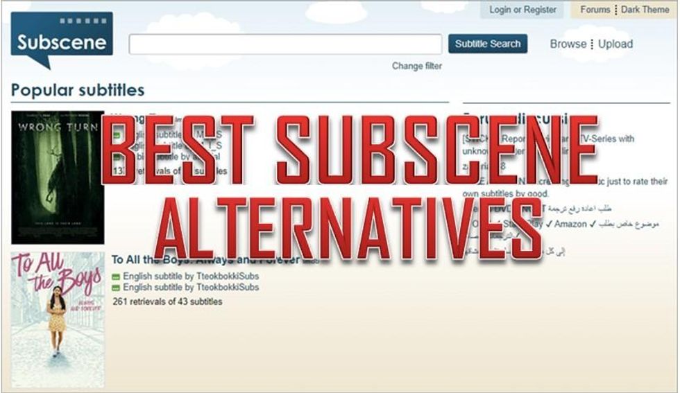 9 Best Subscene Alternatives to download subtitles
