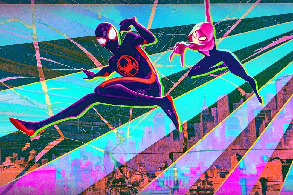 What is a 'canon event' TikTok trend from 'Spider-Man: Across The Spider-Verse'?