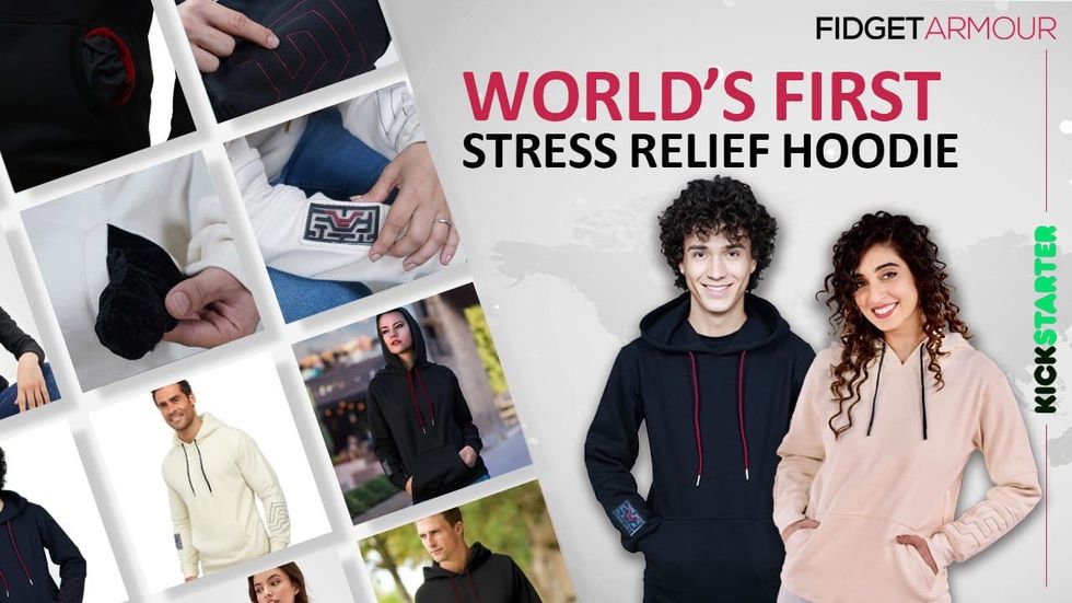 Discover Fidget Armour: The World’s First Stress Relief Hoodie, Launching on Kickstarter