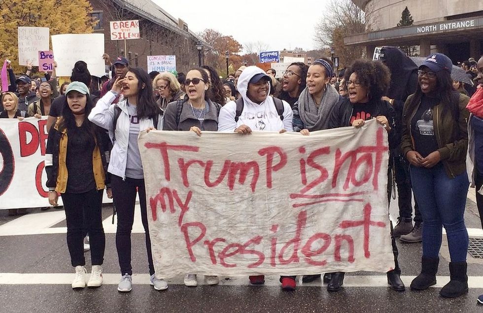 Coverage from the Trump Protest in Chicago