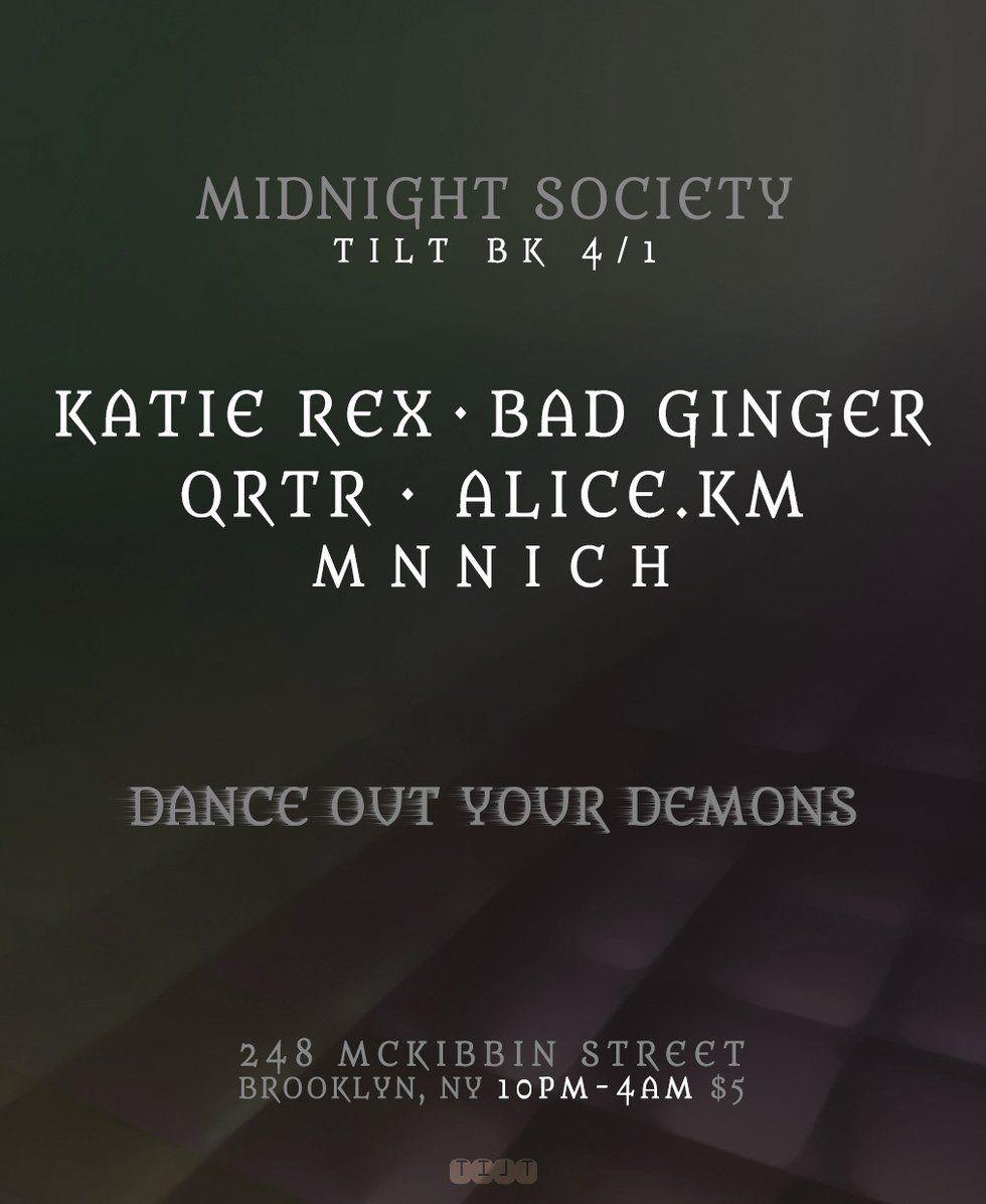 Midnight Society Returns to Shake Up Bushwick's Underground