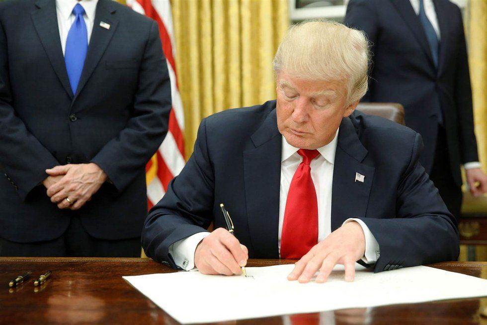 The 34 Executive Actions Trump has put Forward