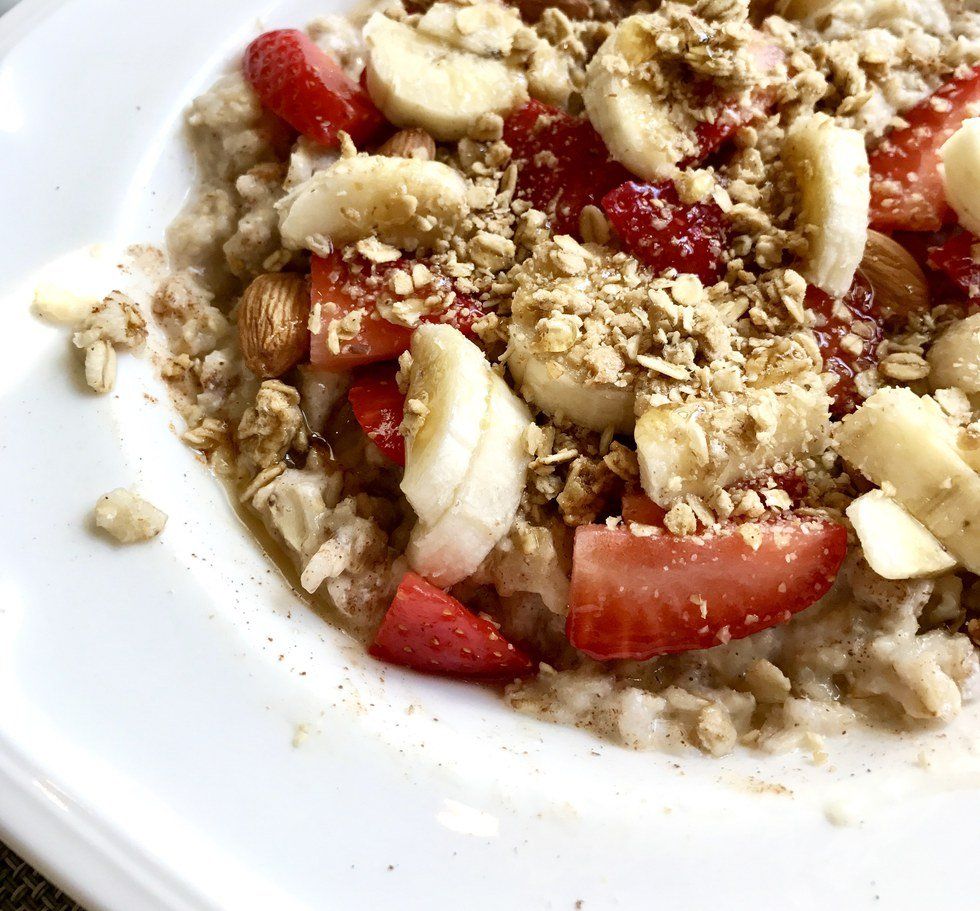 How To Make A Strawberry And Banana Protein Bowl