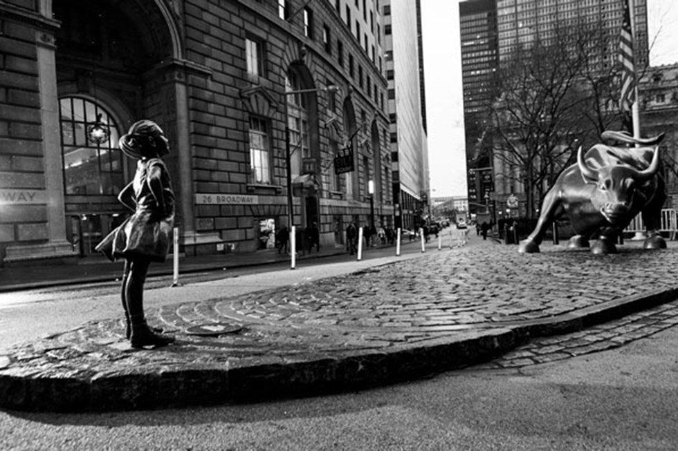 The Wall Street Bull And 'The Fearless Girl' Create A Bigger Meaning Together