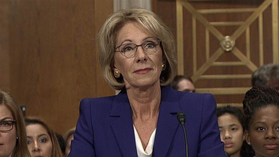 Hello DeVos, Goodbye Qualifications