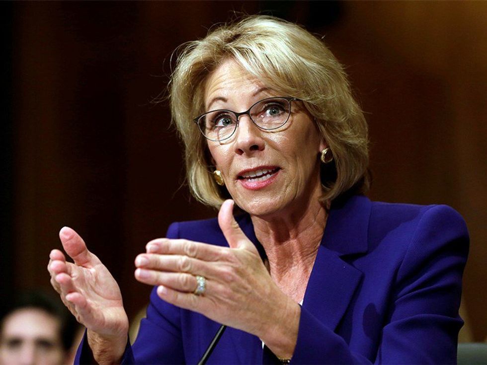 Betsy Devos Is Not My Secretary Of Education