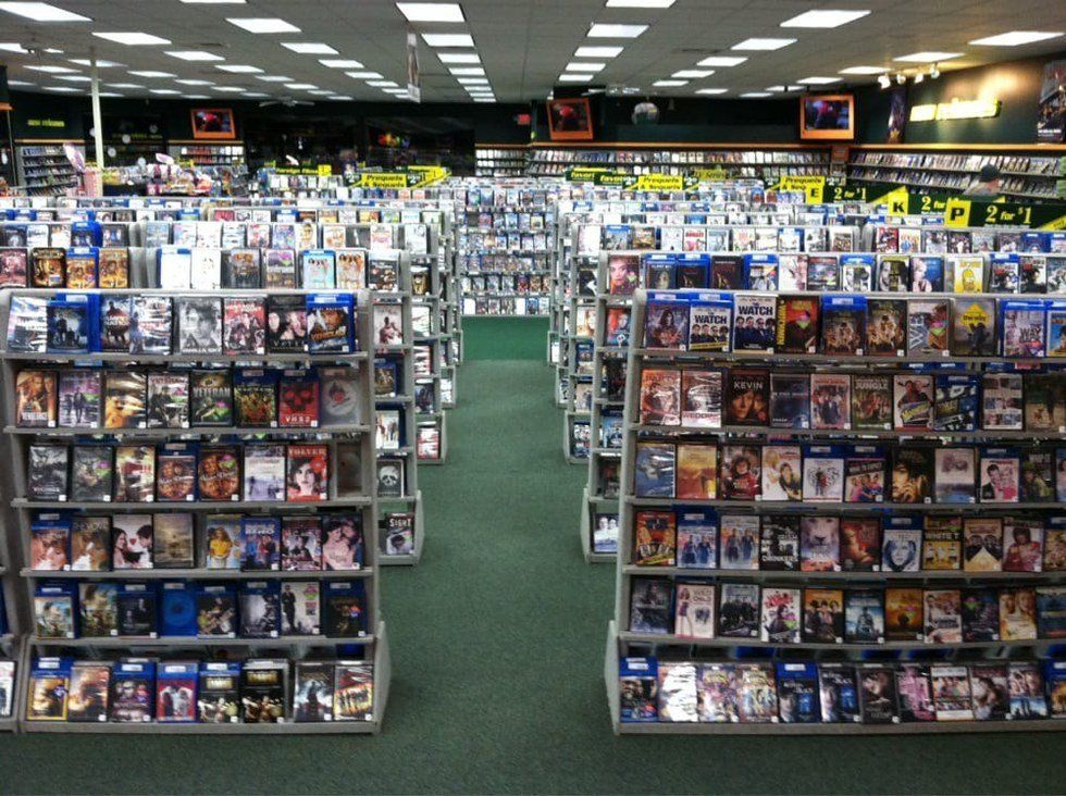 The Different types of People you see at a Movie Rental Store