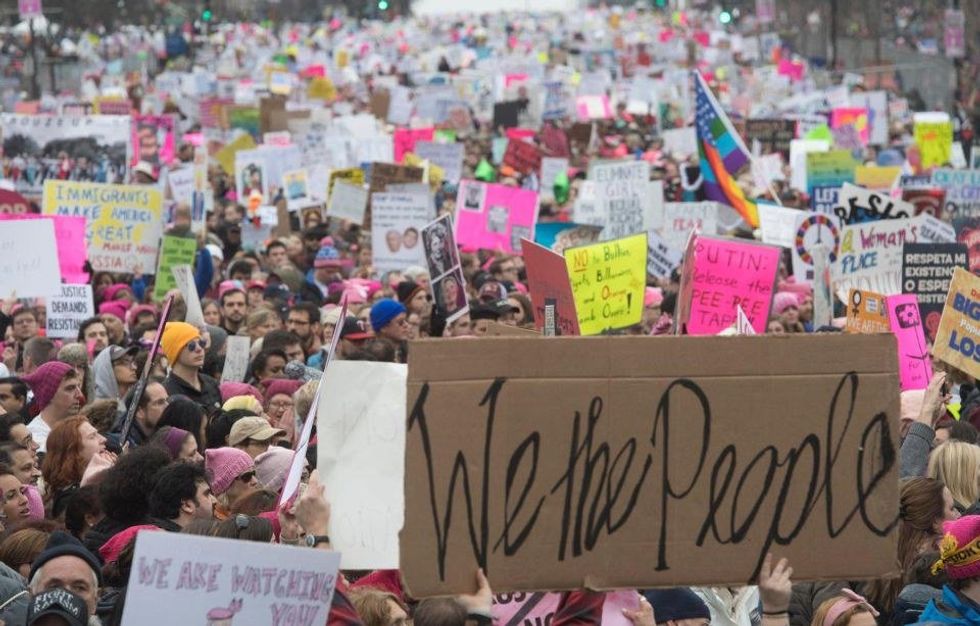 Inspirational Signs from the Women's March