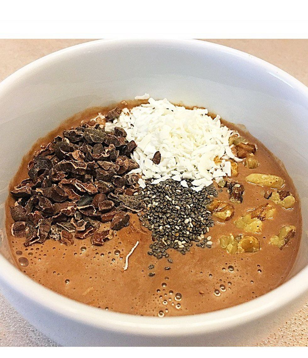 Choco-Pumpkin Superfood Smoothie Bowl