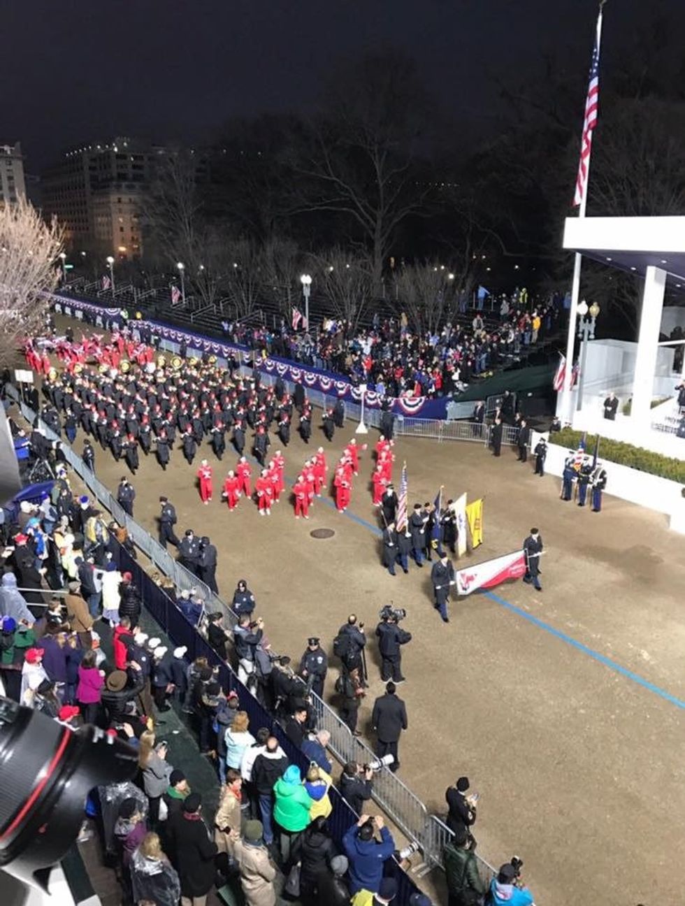 Marching With The Red Foxes Down Pennsylvania Avenue