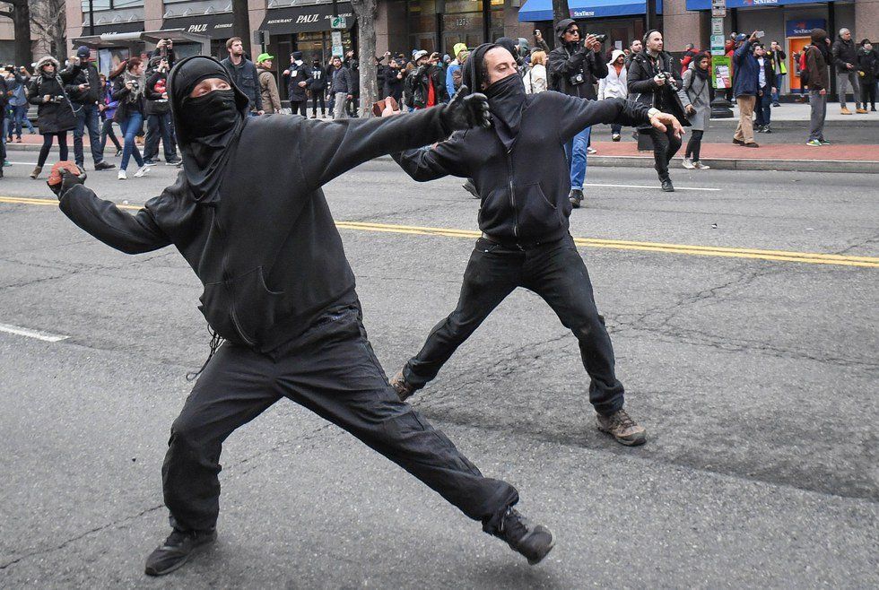 Violent Protests Emerge During President Trump's Inauguration