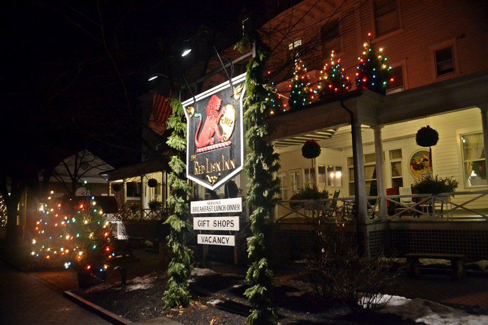 The Red Lion Inn in Winter