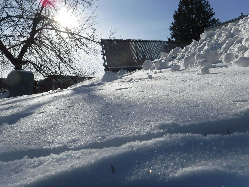 Snowfall in Massachusetts