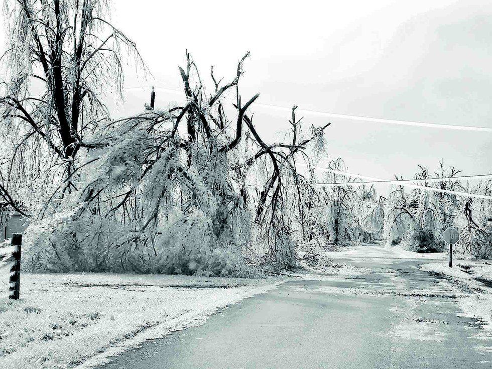 'Twas The Night Before The Ice Storm